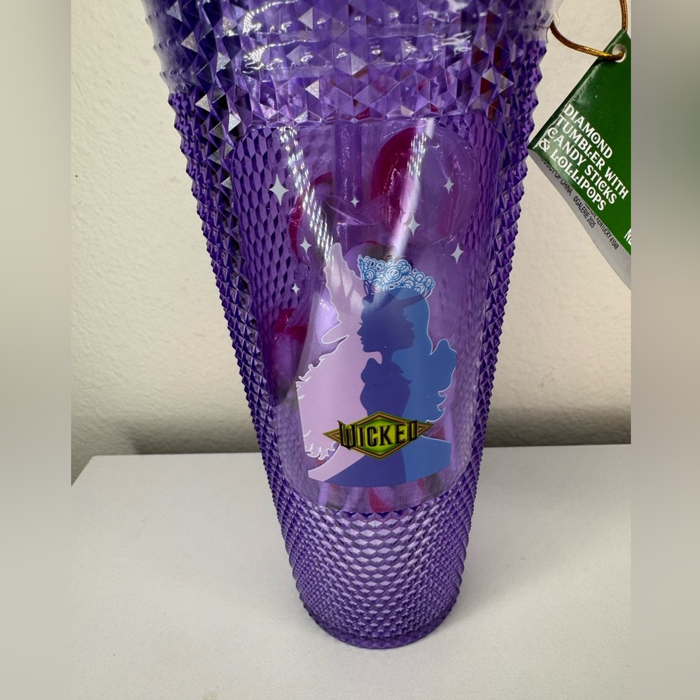 Wicked for Good Changed for Good Purple Tumbler NWT & Candy - Picture 3 of 6